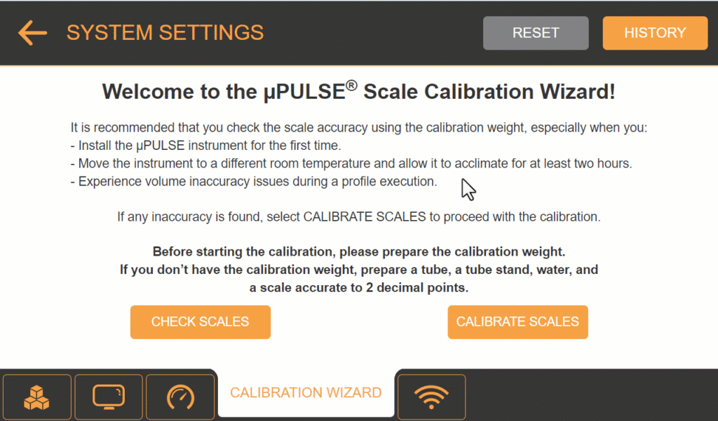 Loading Previous Sensor Calibration