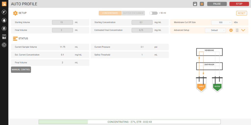 PULSE Remote Control Page