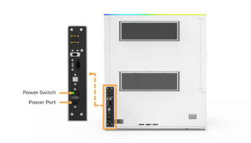 Power Switch and Power Port