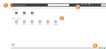 Protocol Explorer Page in the FLO i8 Software